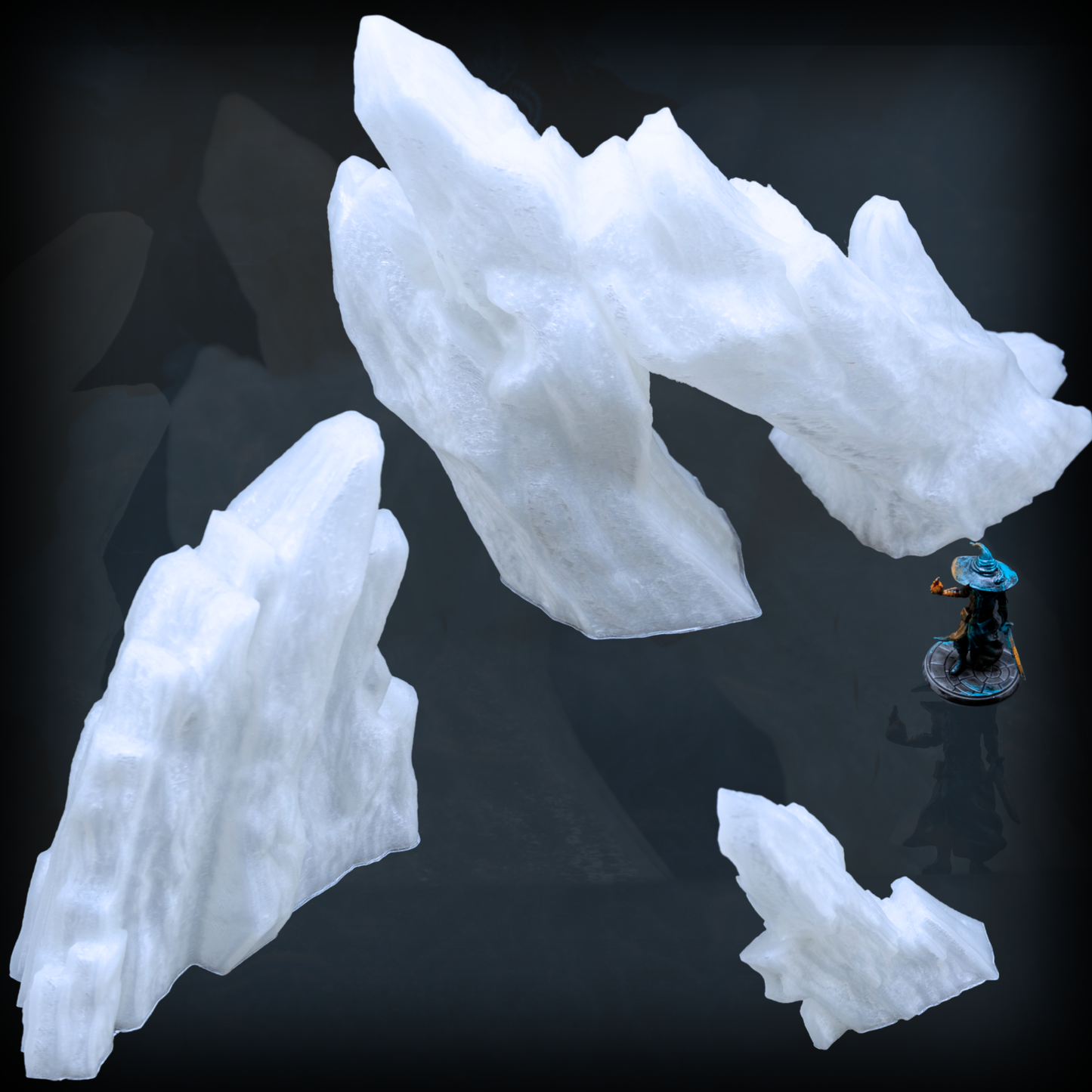 Dramatic Ice Rocks