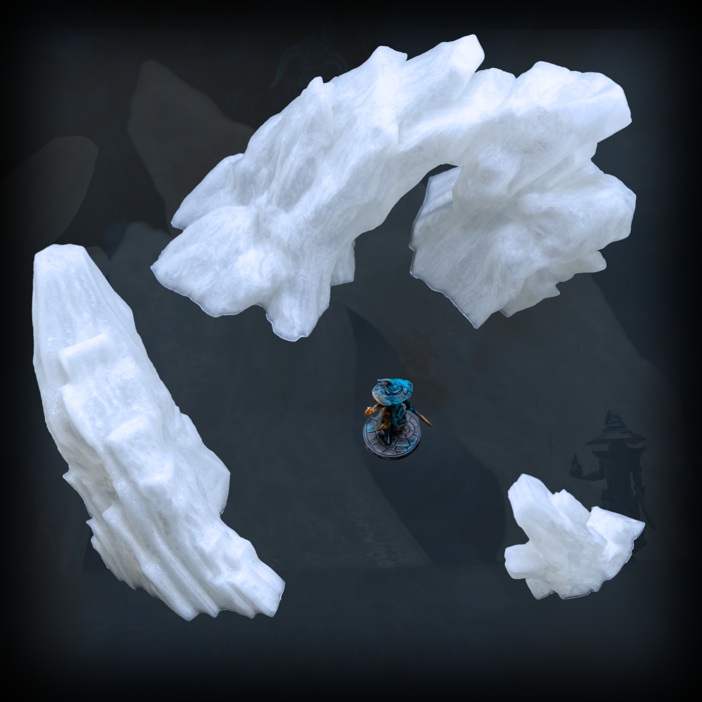 Dramatic Ice Rocks