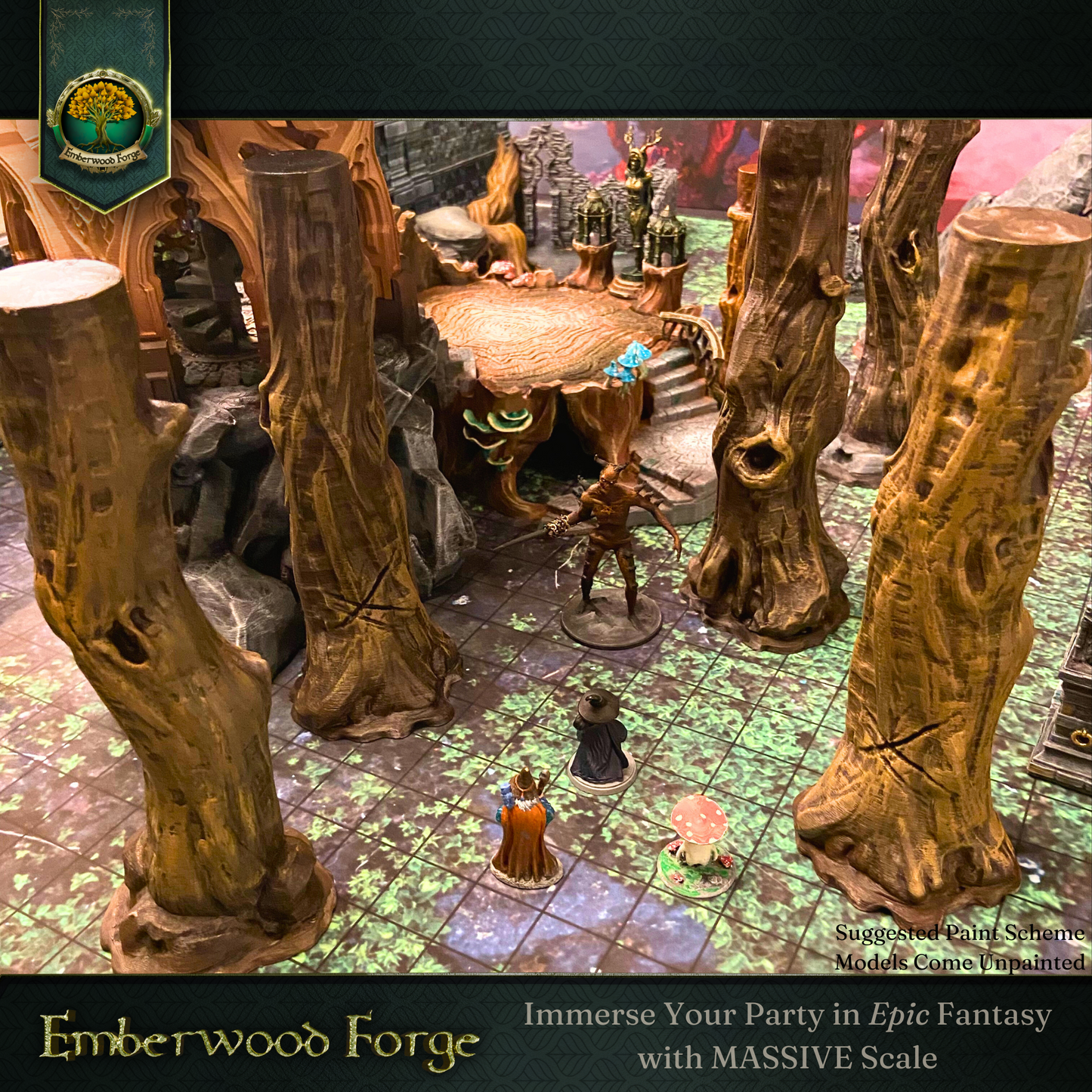 Darkmire Forest Trees