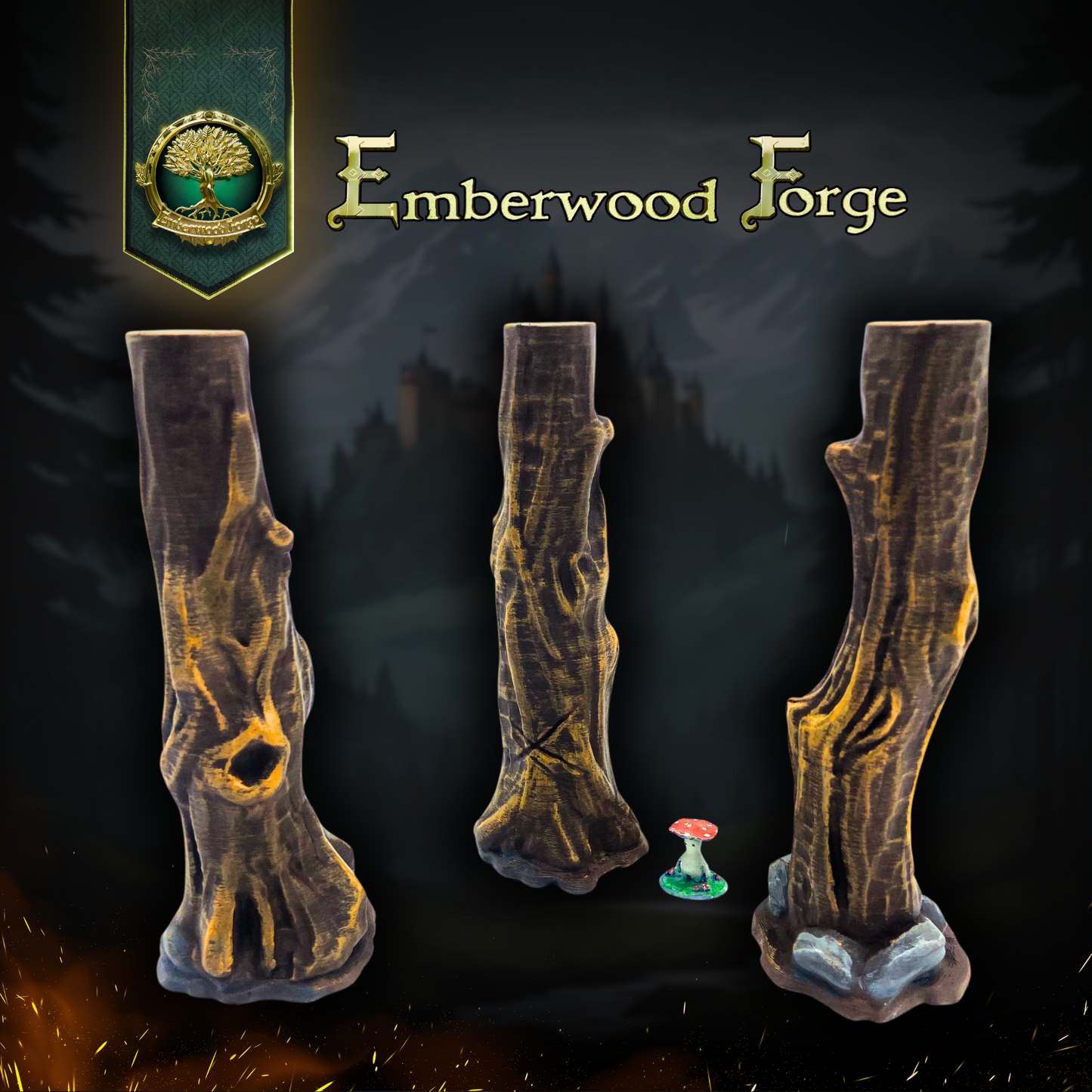 Darkmire Forest Trees